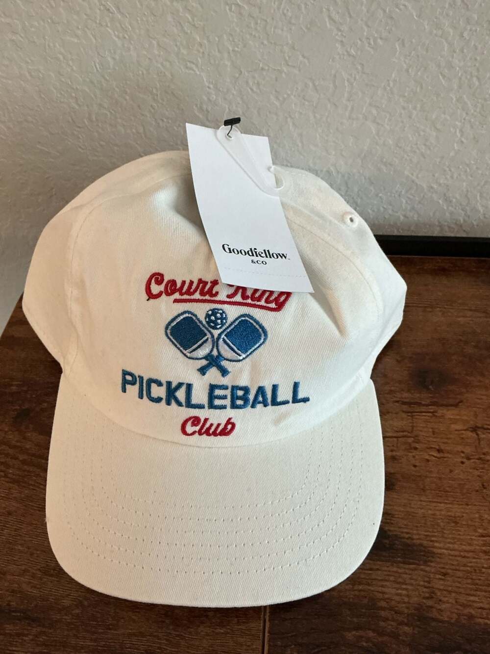 Goodfellow & Co Pickleball Club Hat White One Size